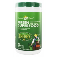 Amazing Grass - 绿色SuperFood能量饮料粉末柠檬石灰